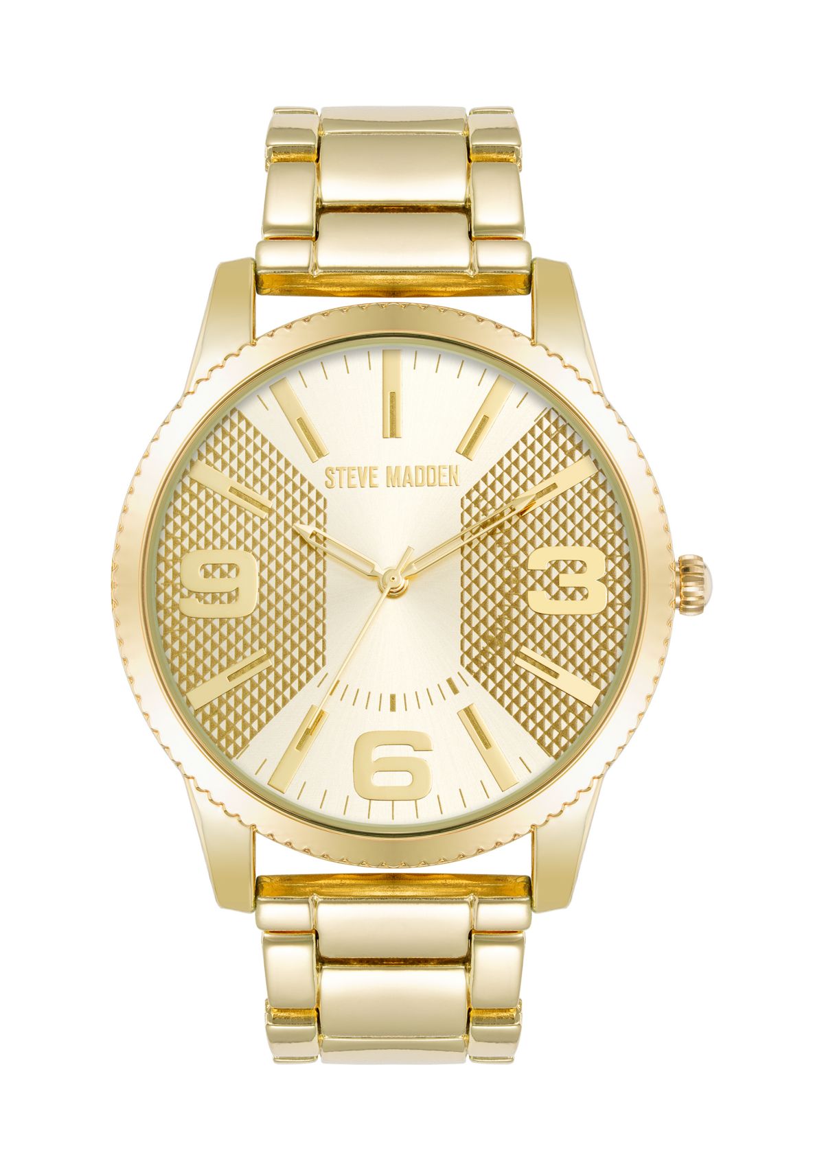 Steve Madden Contemporary Gold Tone Alloy Metal Watch Belk