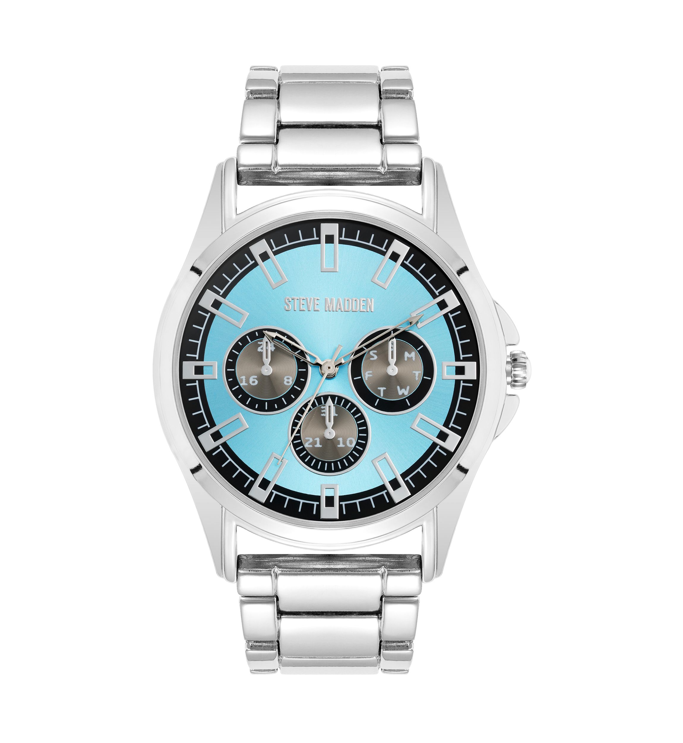 Vivid Light Blue Dial Bracelet Watch