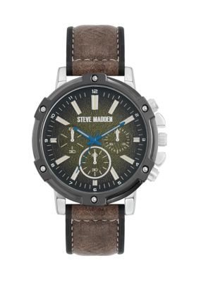 Steve Madden Men's Modern Strap Watch