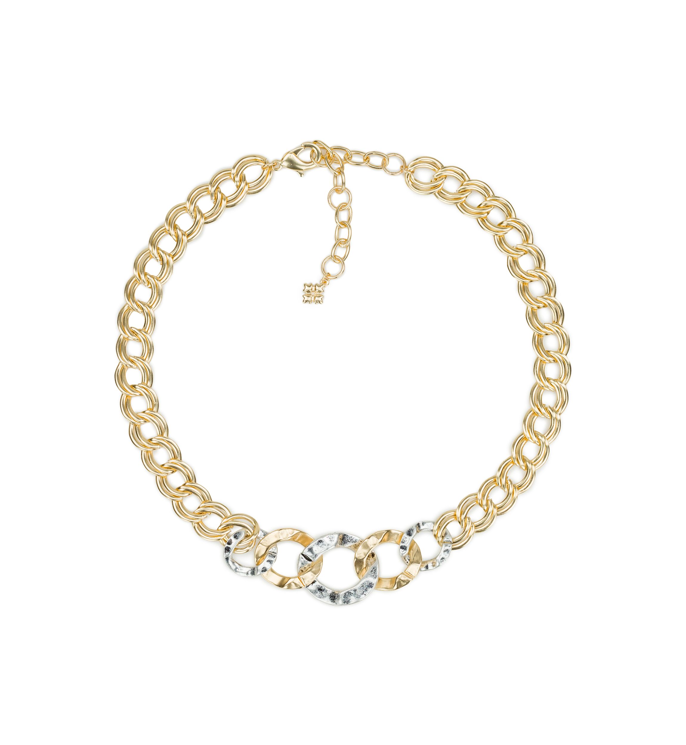 Hammered Link Necklace