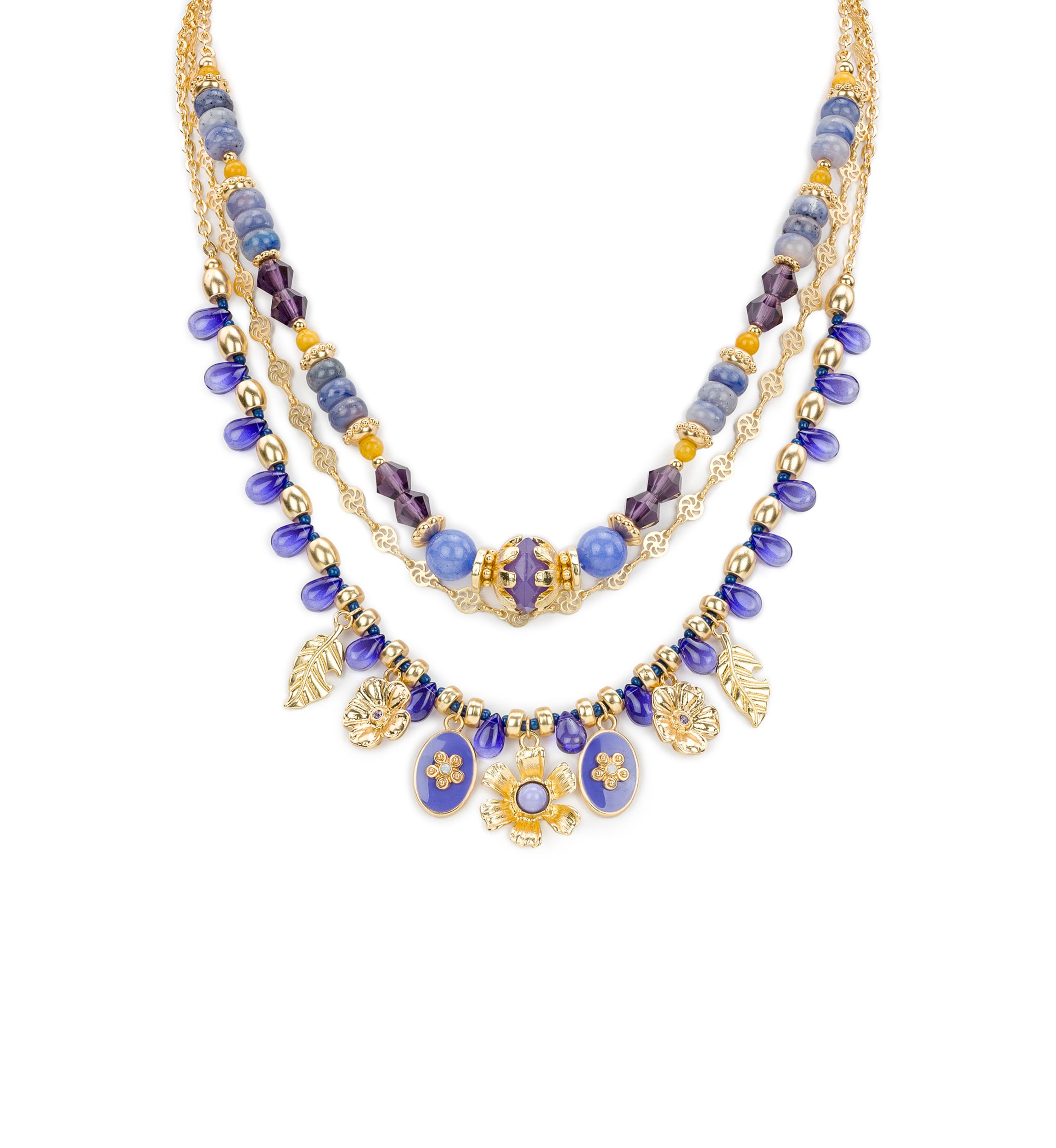 Modular 3 Strand Necklace
