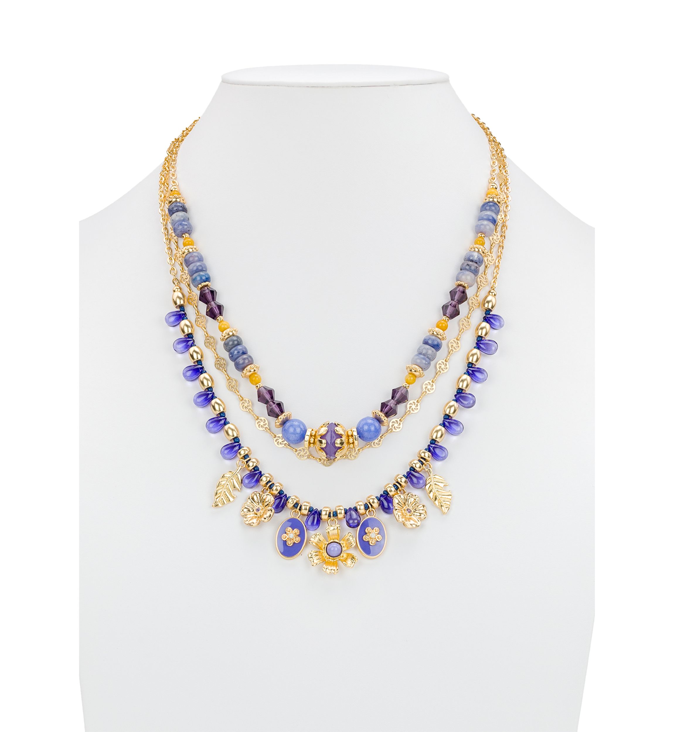 Modular 3 Strand Necklace