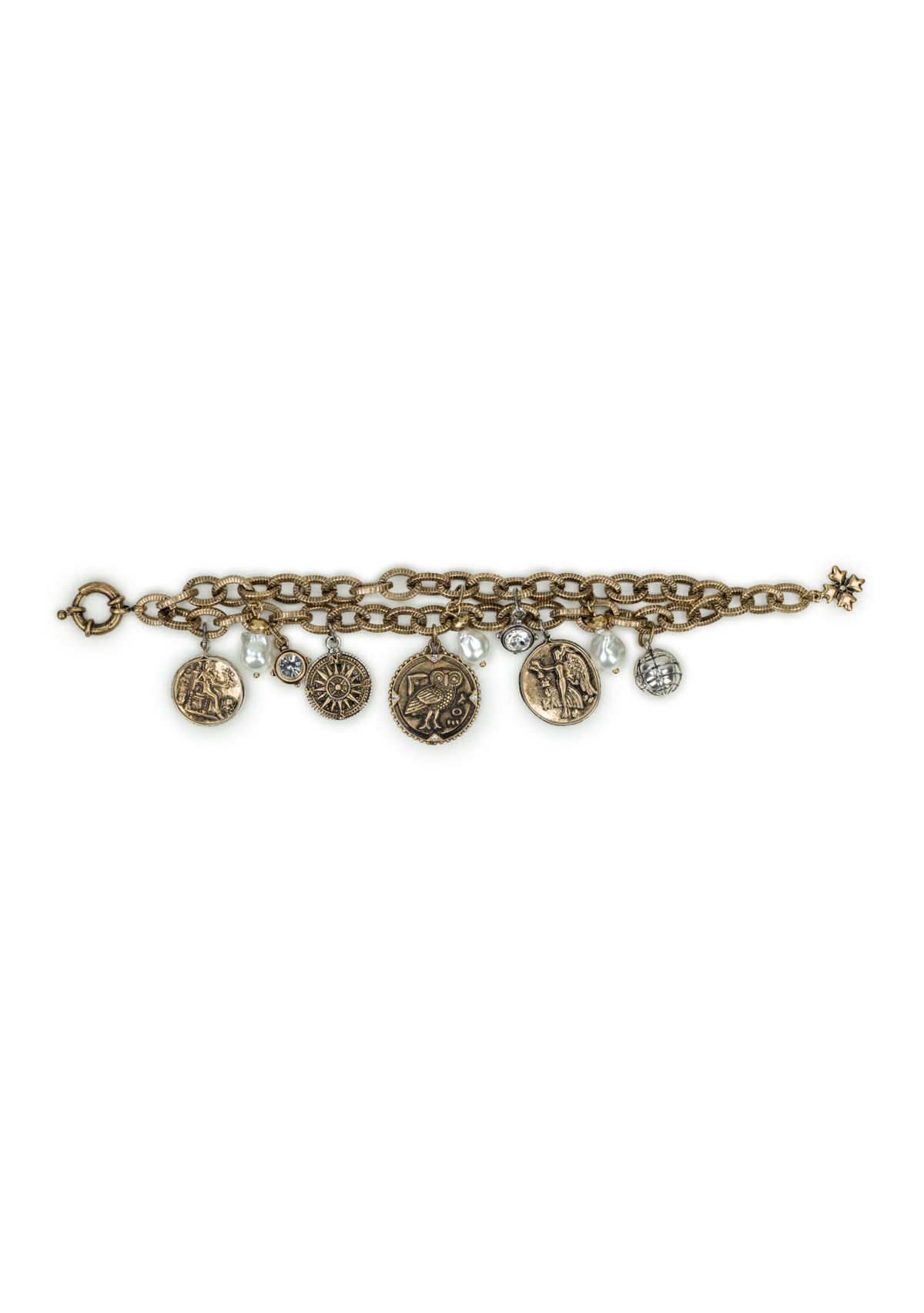 Coin Charm Bracelet
