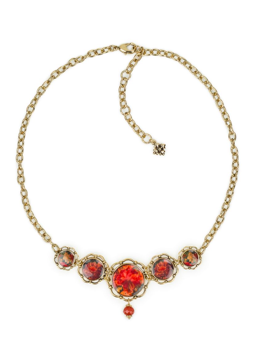 Flower Graduated Necklace