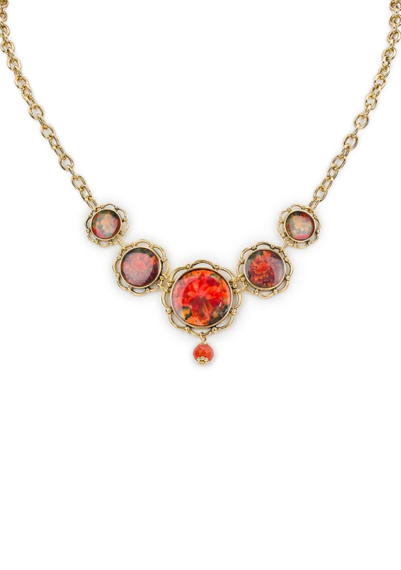 Flower Graduated Necklace
