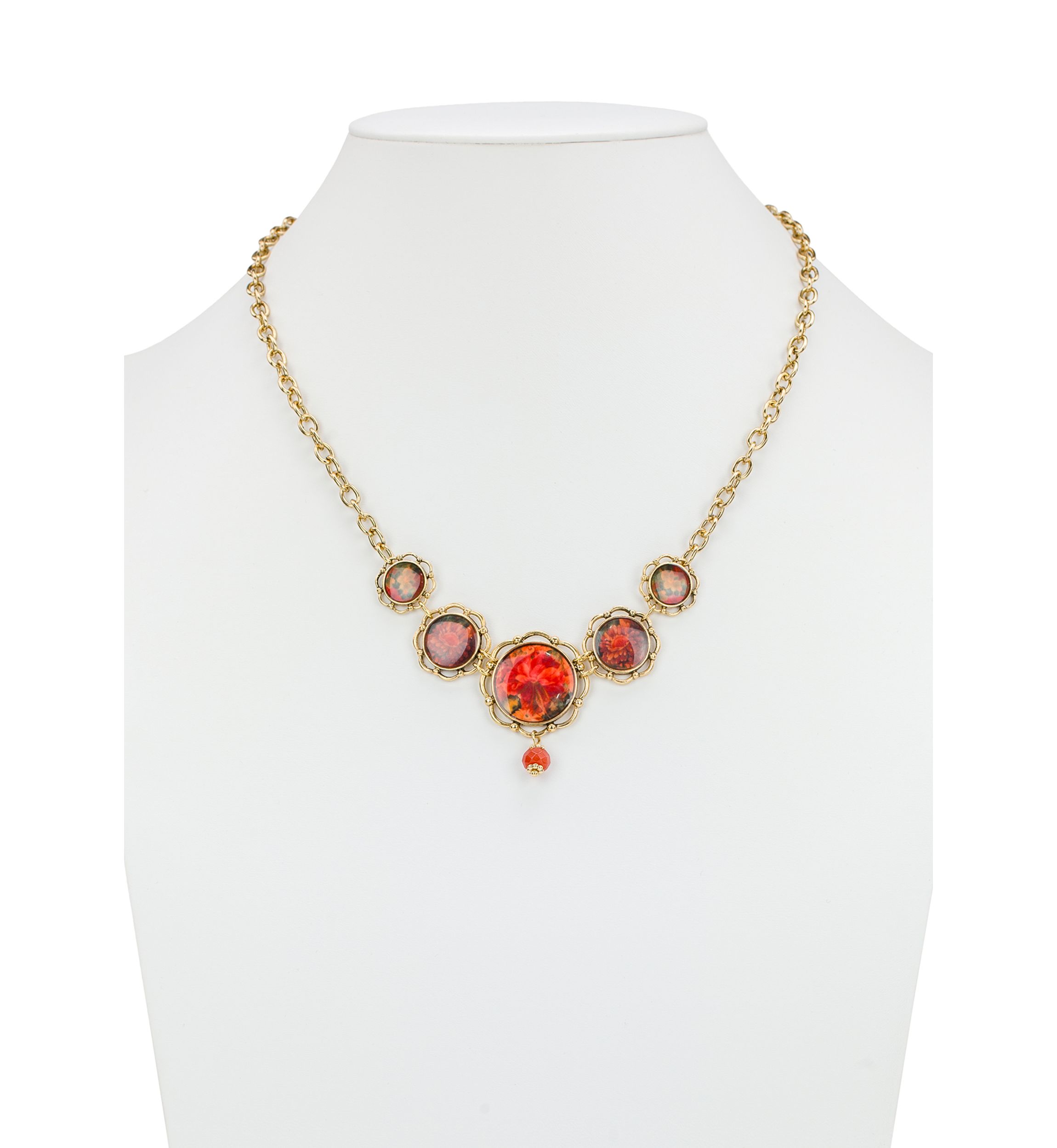 Flower Graduated Necklace