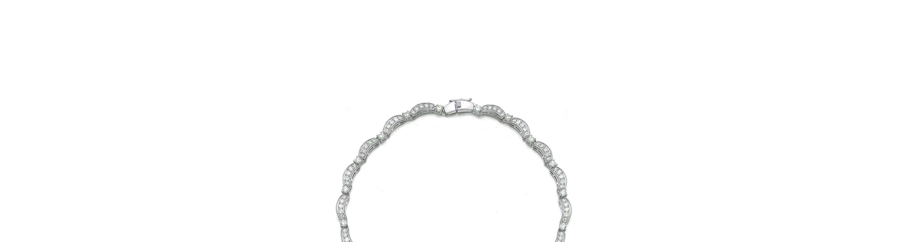 Lab Created Sterling Silver White Gold Plated with Colored Cubic Zirconia Teardrop Accent Necklace