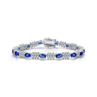Rozzato Lab Created Classic 3mm Colored Cubic Zirconia Tennis Bracelet
