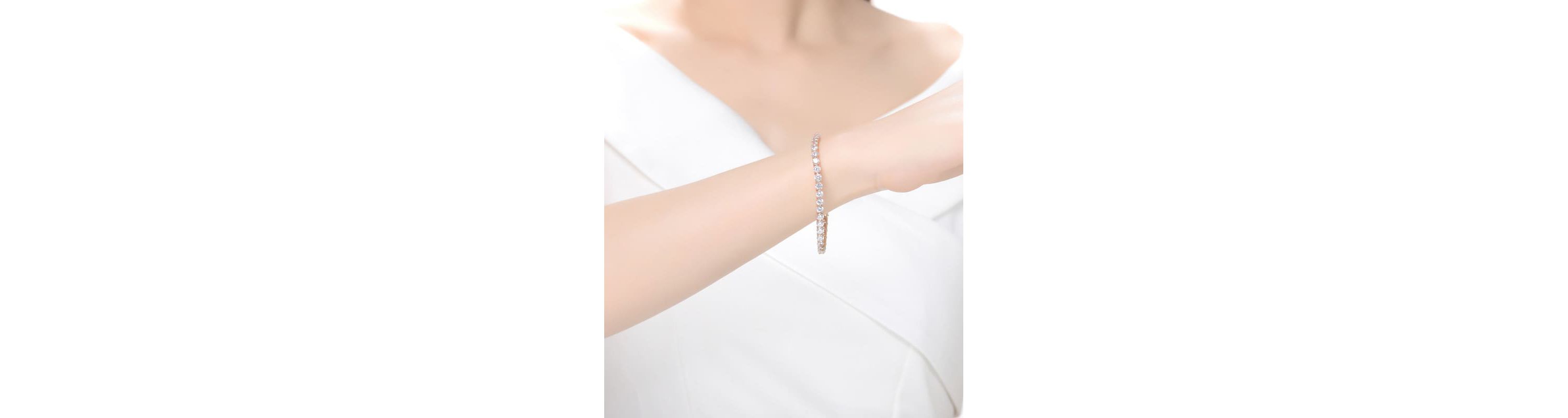 Lab Created Exquisite 4MM Cubic Zirconia Tennis Bracelet