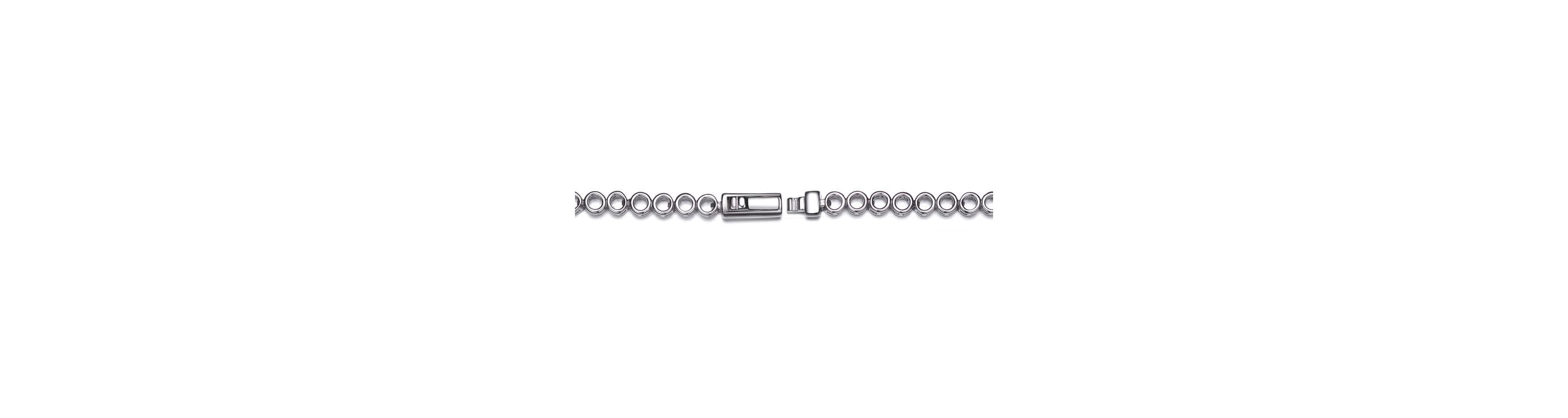 Lab Created Sterling Silver White Gold Plated with Clear Round and Marquise Cubic Zirconia Cluster Flower-Inspired Tennis Bracelet