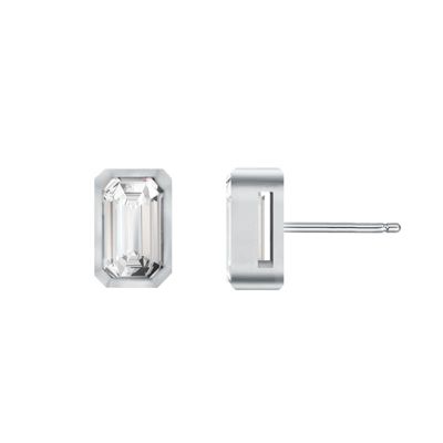 Rozzato Lab Created Intersting Designs Baguette Stud Earrings