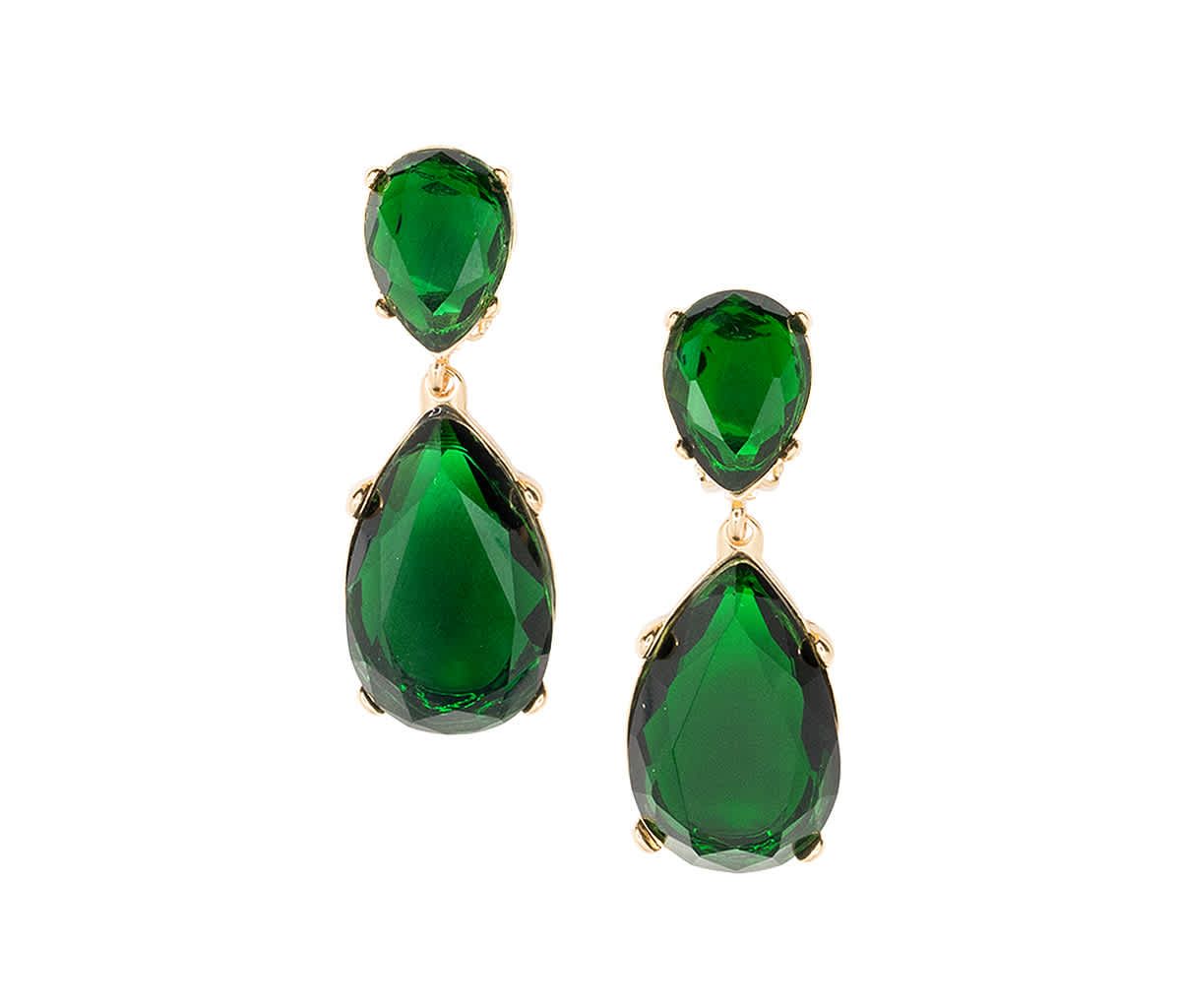 Emerald Teardrop Earrings