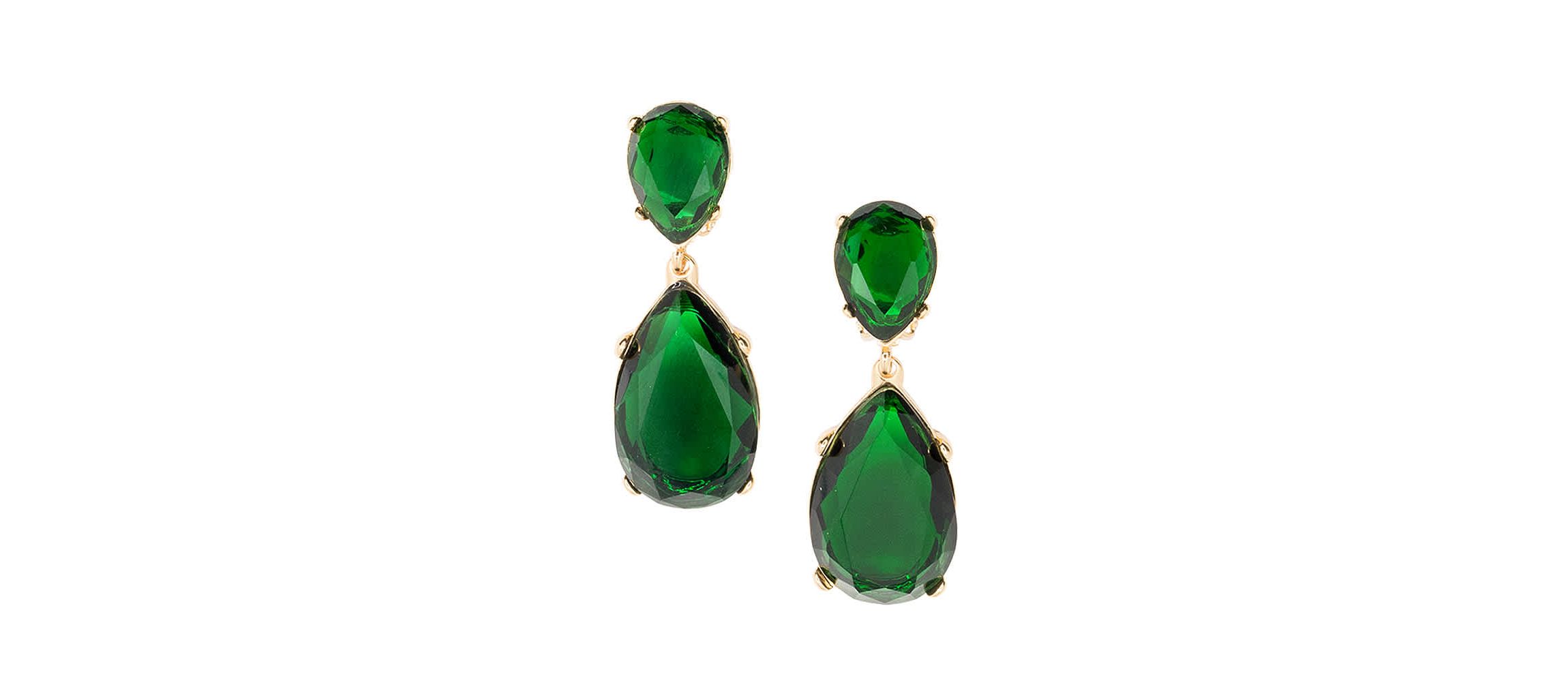 Emerald Teardrop Earrings
