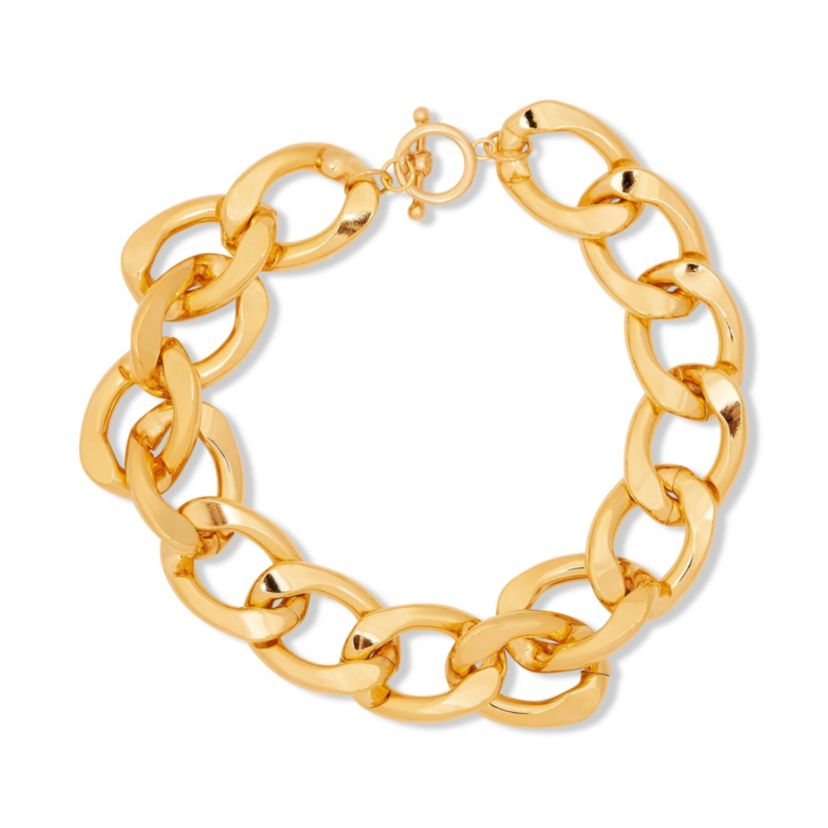Gold Chain Link Necklace