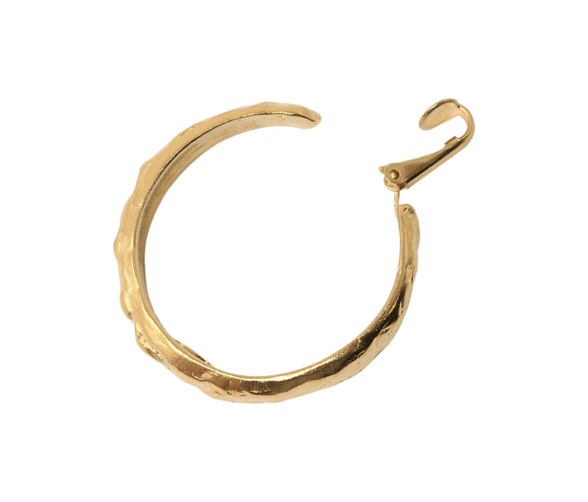 Hammered Hoop Earrings