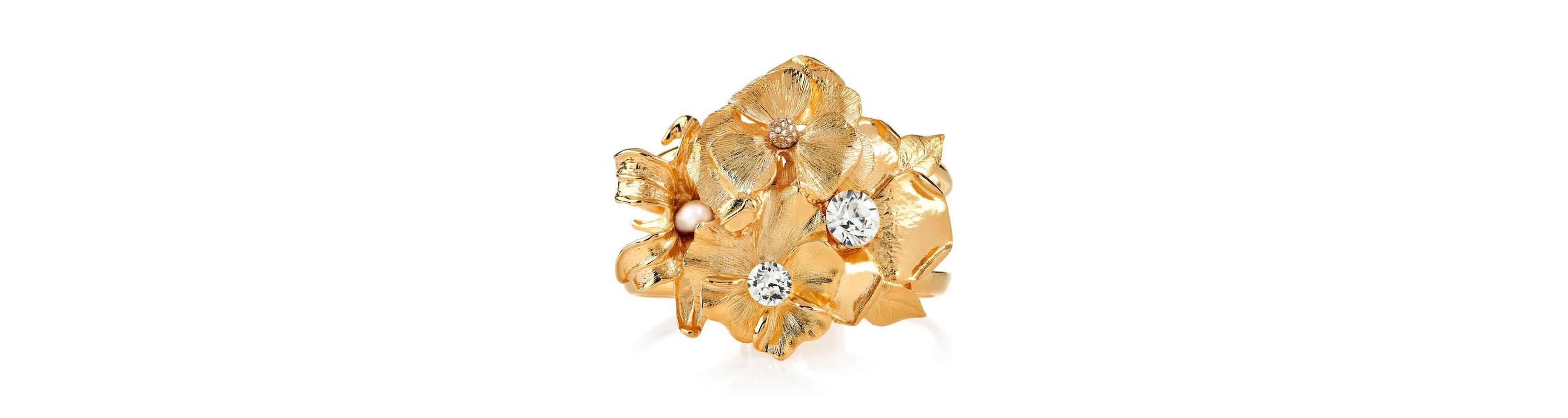 Flower Cuff Bracelet