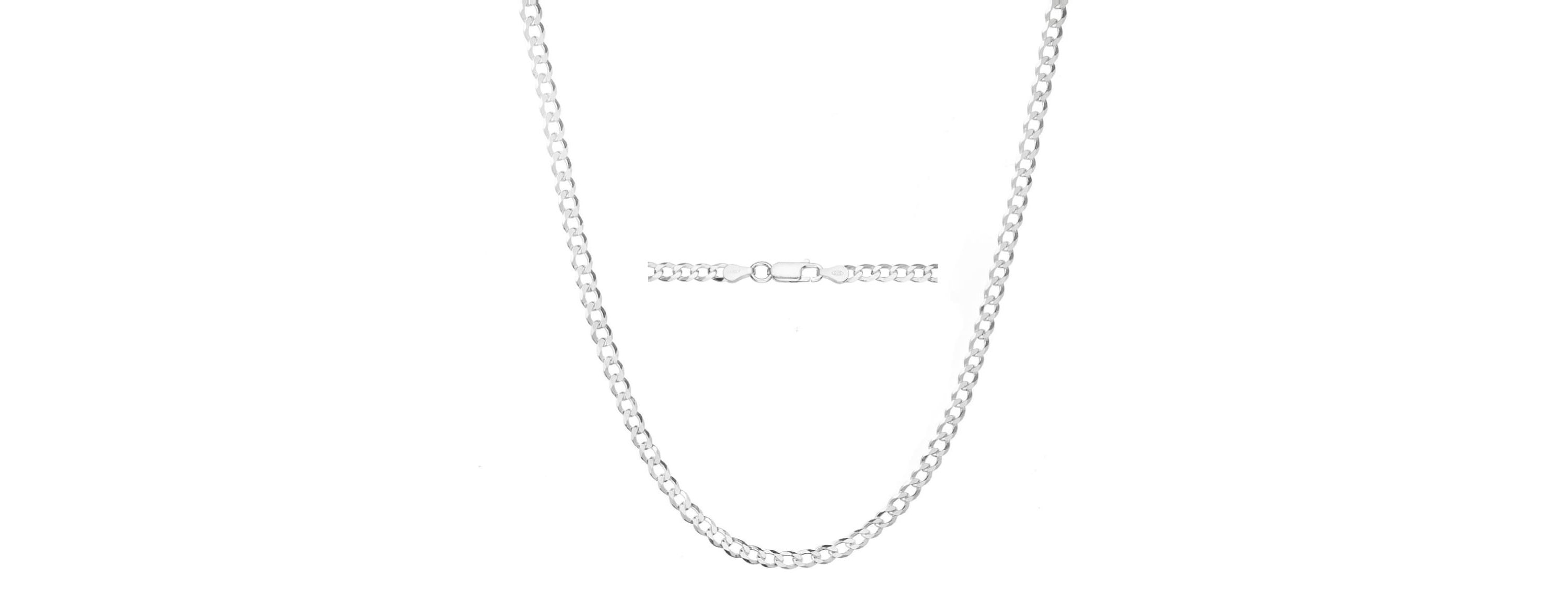 Sterling Silver 925 Curb Chain 3.5MM 18