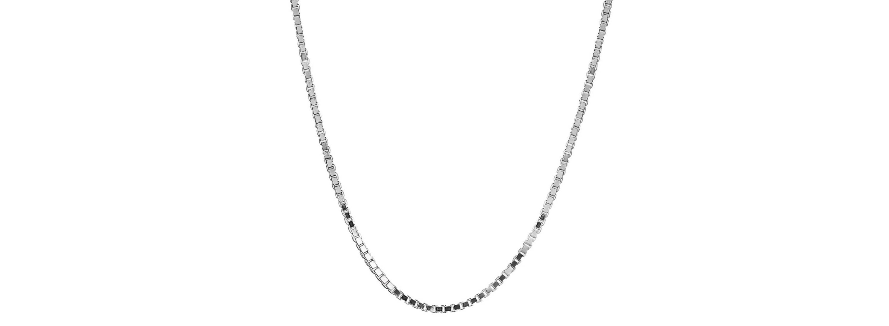 Sterling Silver 925 Box Chain 1.5MM, 20, Box Chain Necklace, Italian Made Sterling Silver 925 Unisex Chain