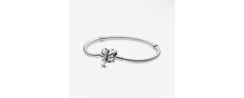 Butterfly CZ Charm Bracelet