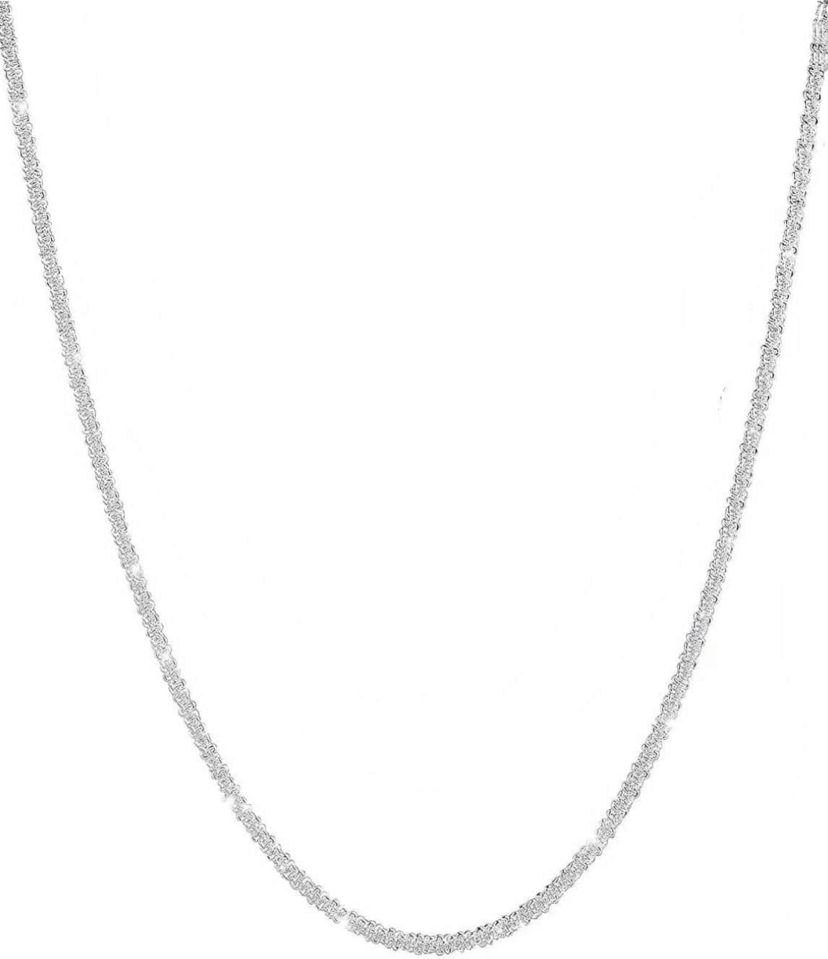 Sterling Silver Sparkle Necklace 22 inch