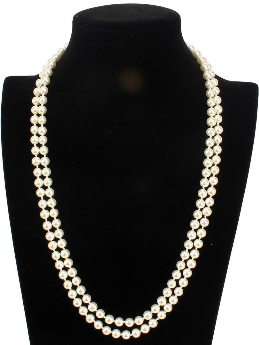 Long 30 Inch Pearl Necklace