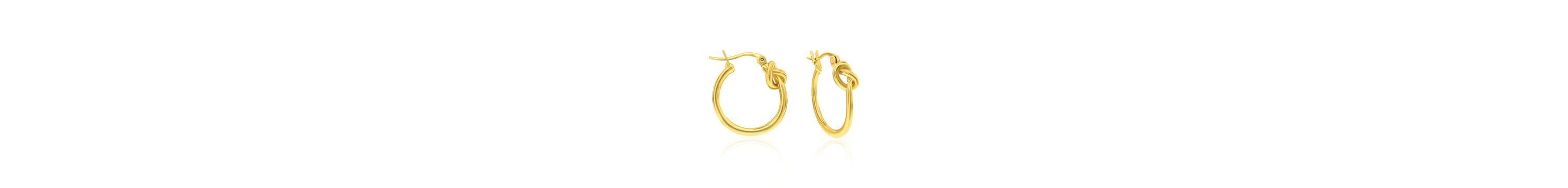 14K Gold Plated Hoops