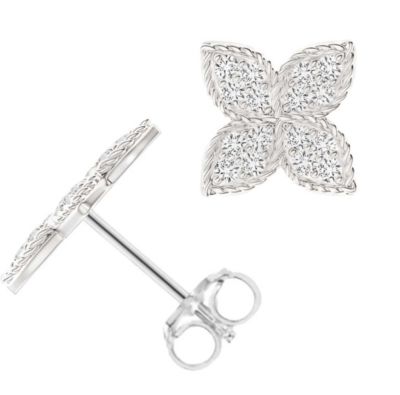 Donatello Gian 925 Sterling Silver Crystal Earrings
