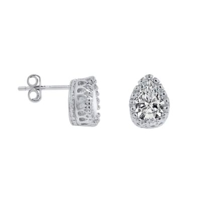 Donatello Gian Sterling Silver Crystal Studs