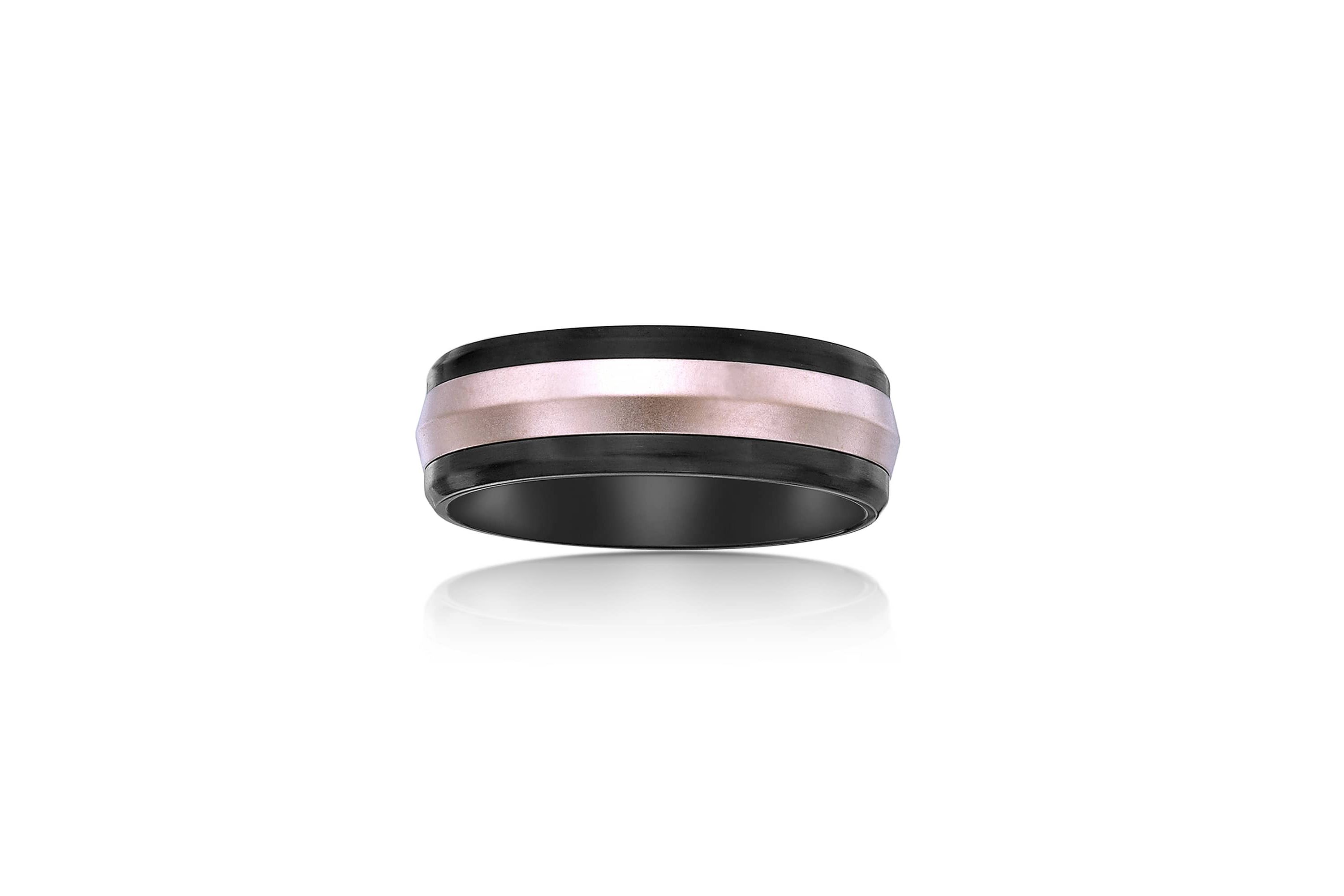 8MM Two-tone Stainless Steel Band