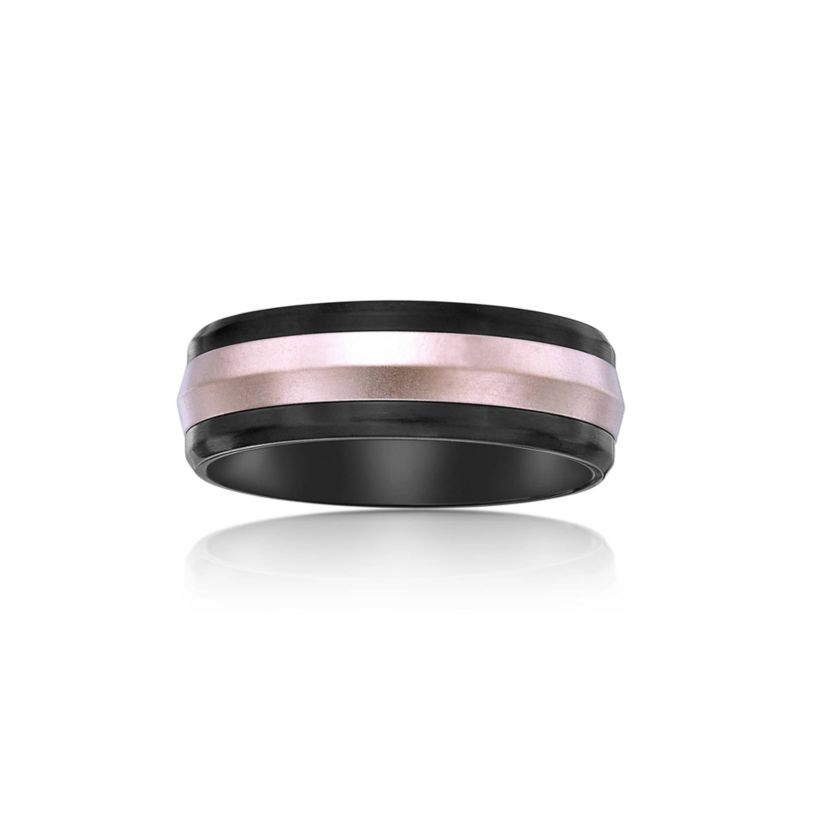 8MM Two-tone Stainless Steel Band
