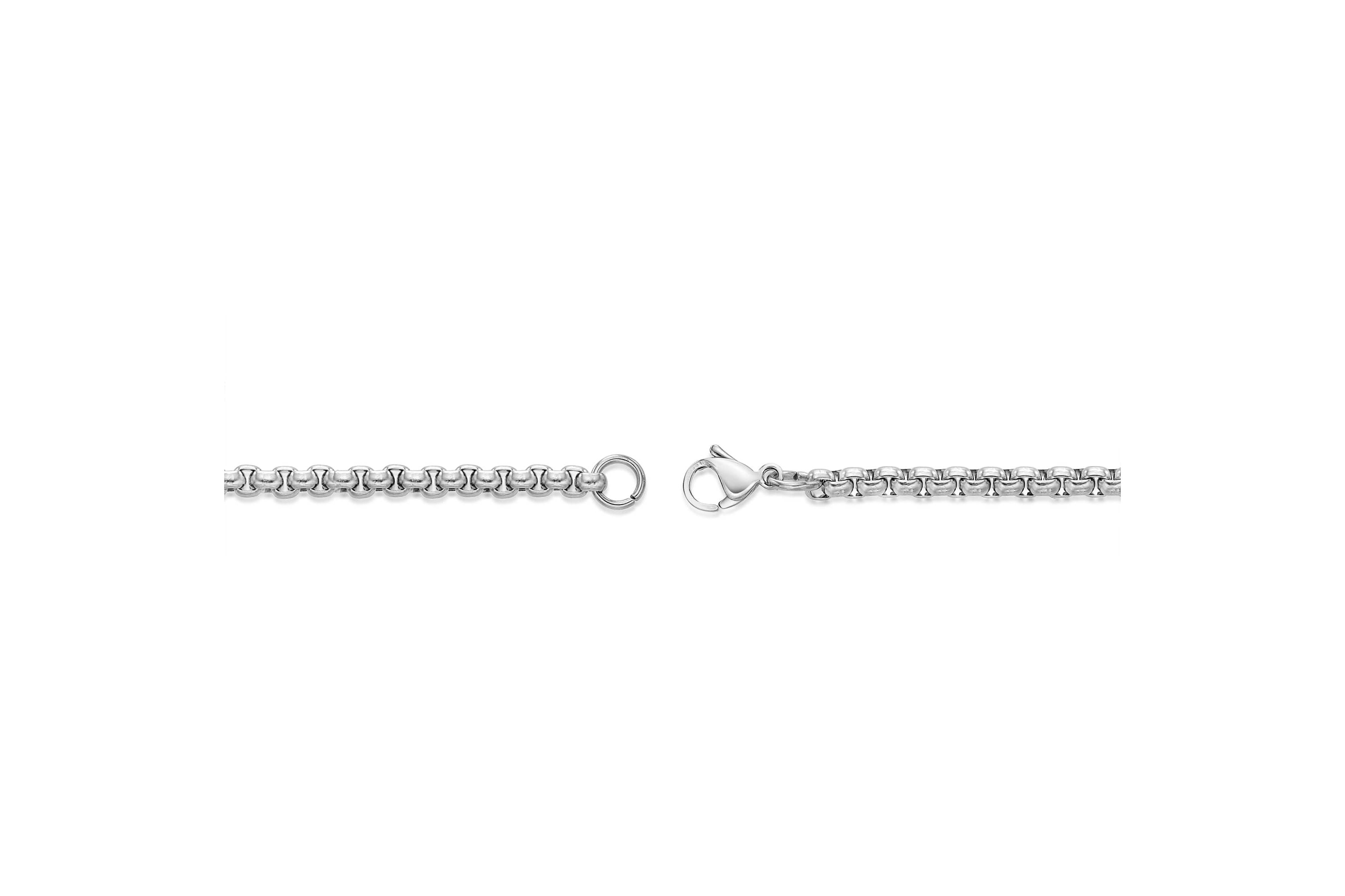 Stainless Steel 3.5 mm Box Chain Necklace