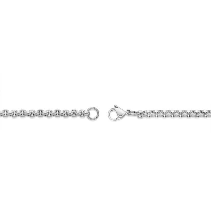 Stainless Steel 3.5 mm Box Chain Necklace