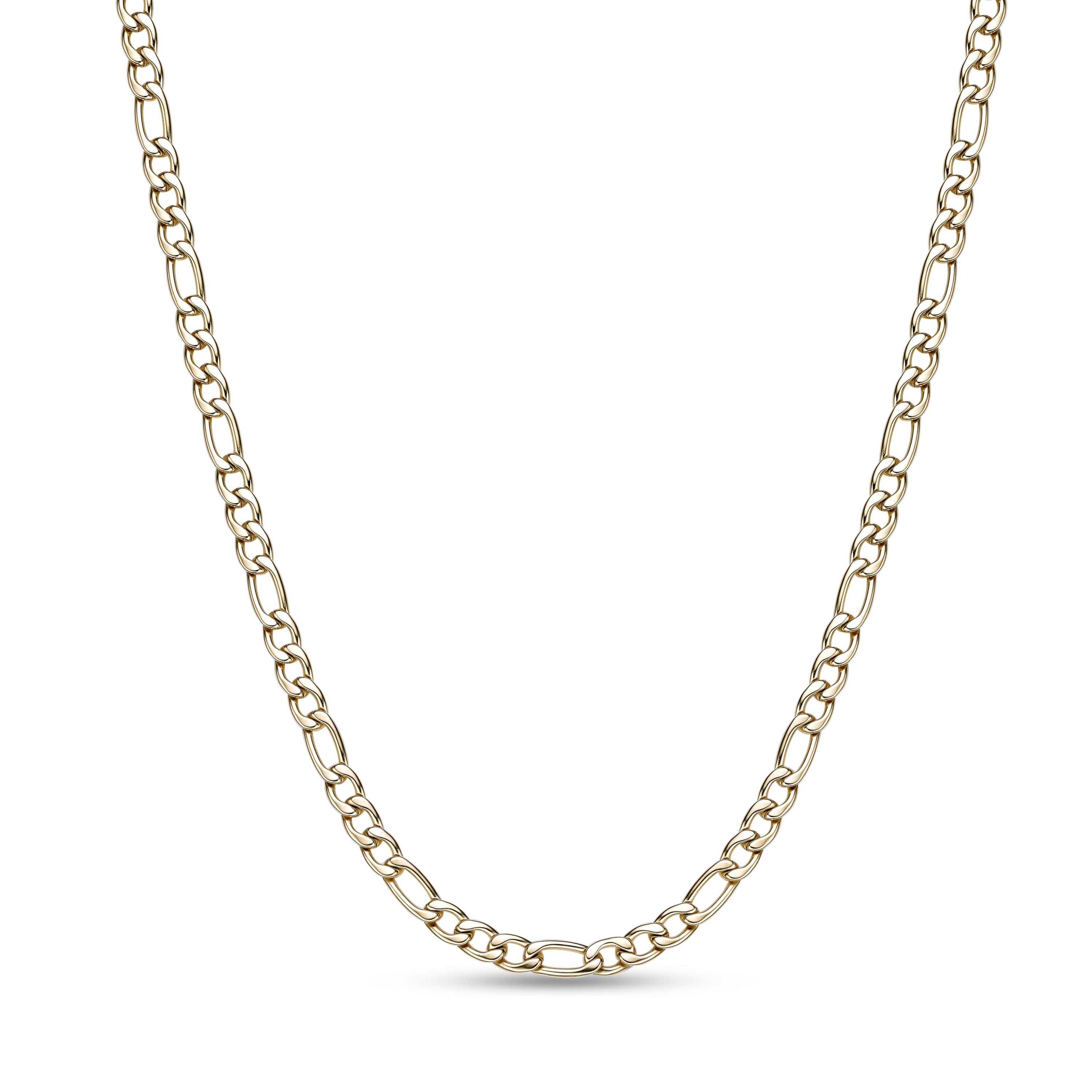 3mm Stainless Steel Figaro Chain Necklace