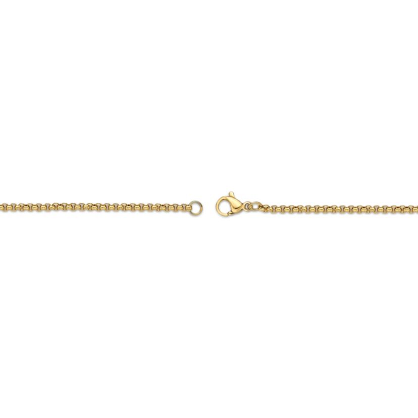 2mm Stainless Steel Round Box Chain Necklace