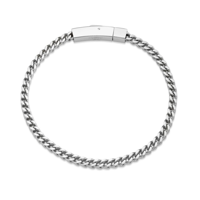 Stainless Steel Foxtail Chain Bracelet
