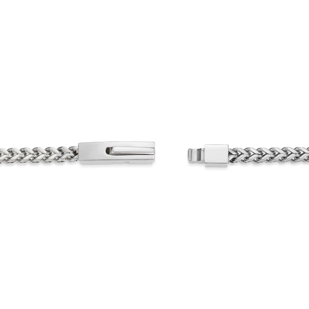 Stainless Steel Foxtail Chain Bracelet