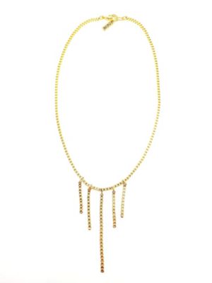 MINU Jewels Chain Sparkle Necklace, Gold, 18 in