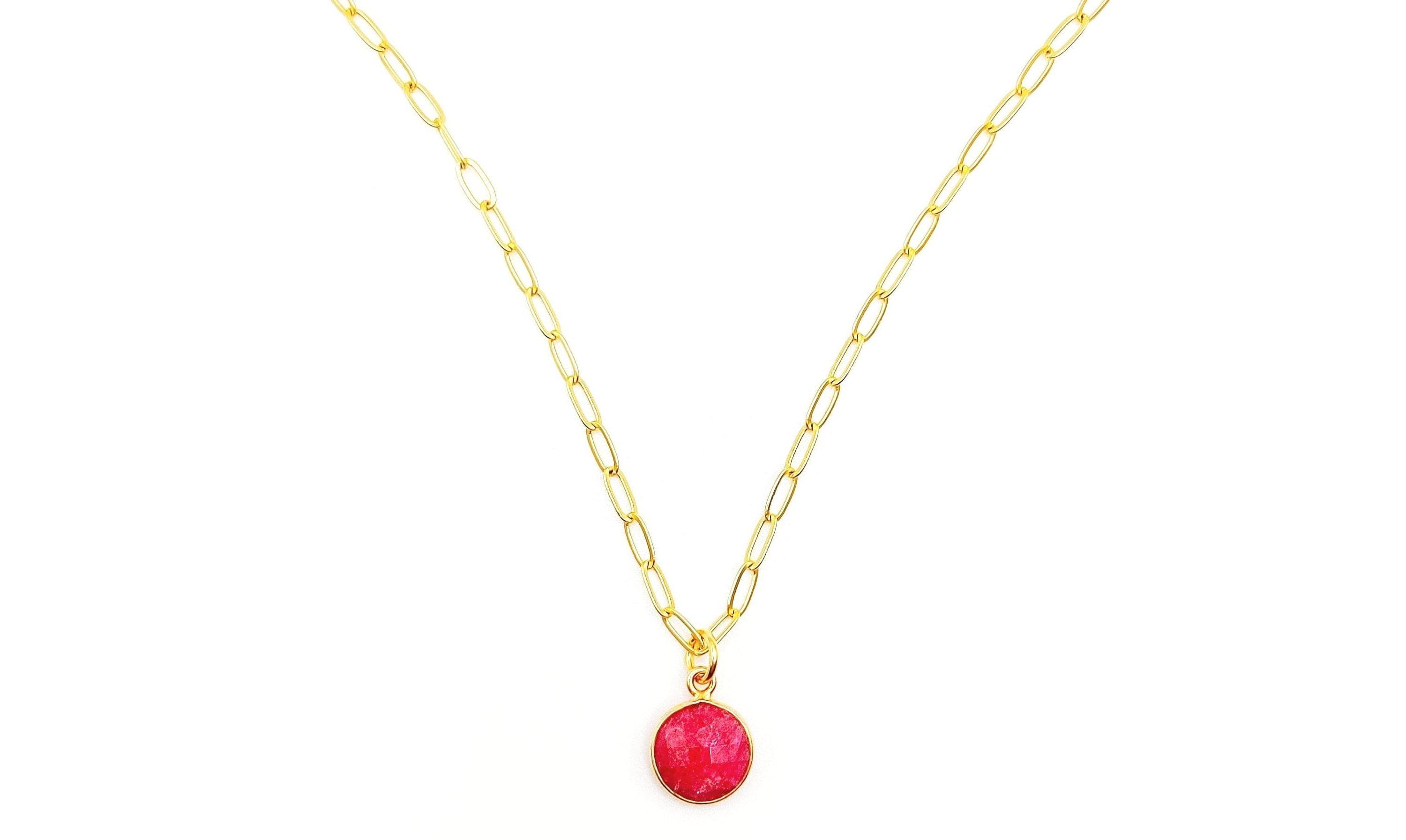 Ruby Wink Necklace