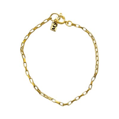 MINU Jewels Box Chain Bracelet, Gold, 7.5