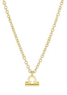 Adornia 14k Gold Plated Zodiac Necklace