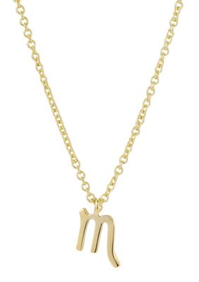 Adornia 14k Gold Plated Zodiac Necklace