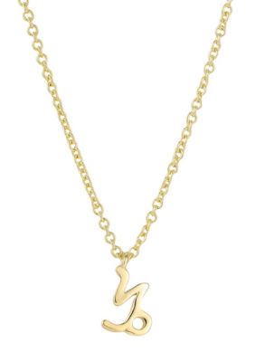 Adornia 14k Gold Plated Zodiac Necklace