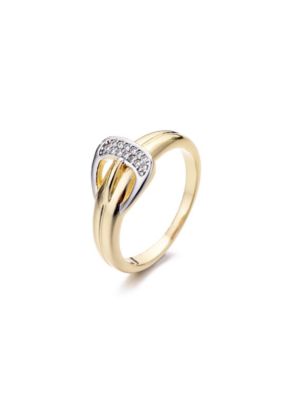 Adornia 14k Gold Plated Buckle Ring