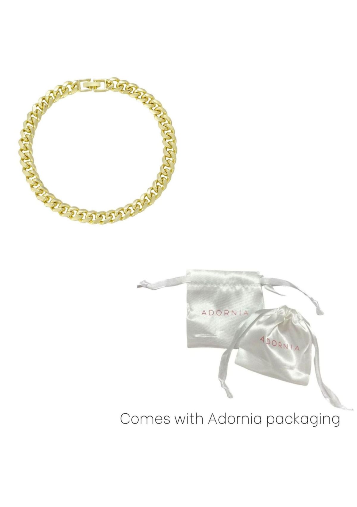 14k Gold Plated 10" 8mm Chunky Curb Chain Anklet