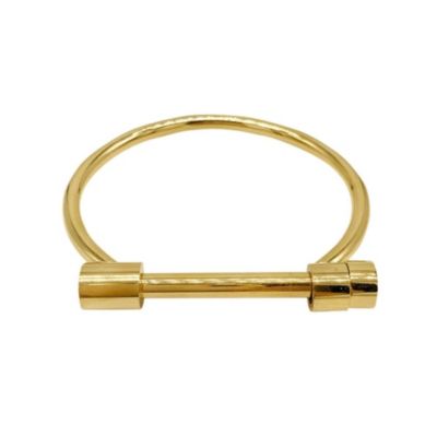 Adornia Tarnish Resistant 14k Gold Plated Screw Cuff