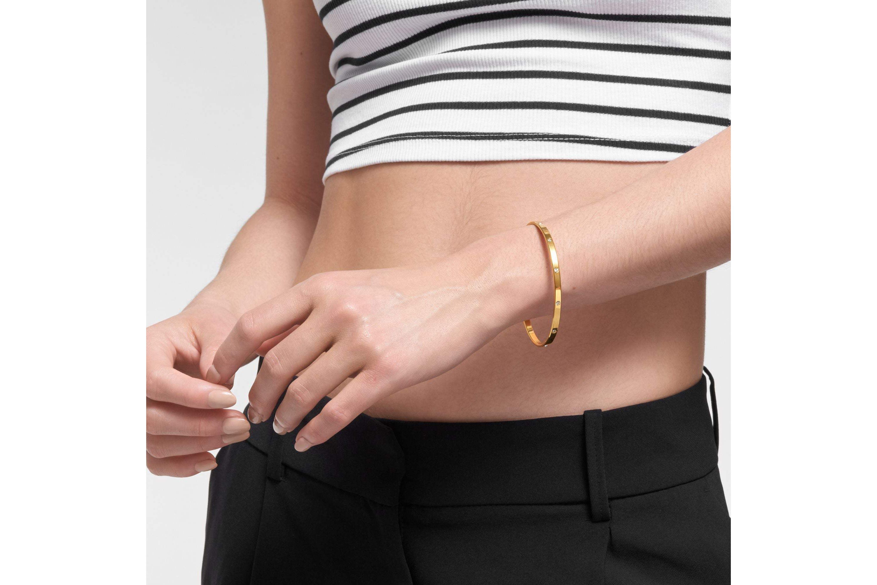 Tarnish Resistant 14k Gold Plated Bangle Stacker