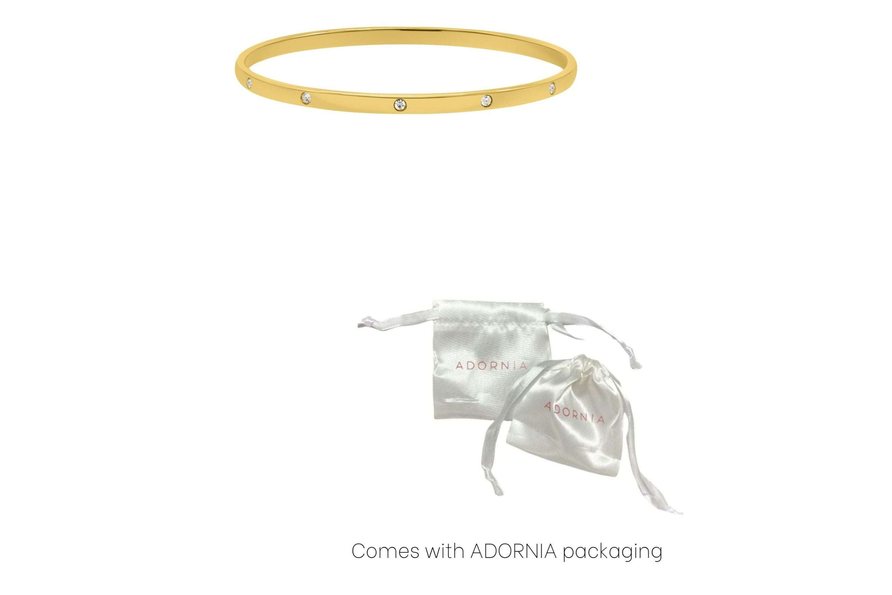 Tarnish Resistant 14k Gold Plated Bangle Stacker