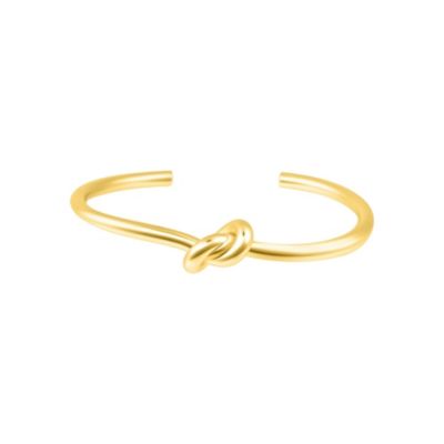 Adornia 14k Gold Plated Knot Cuff Bracelet