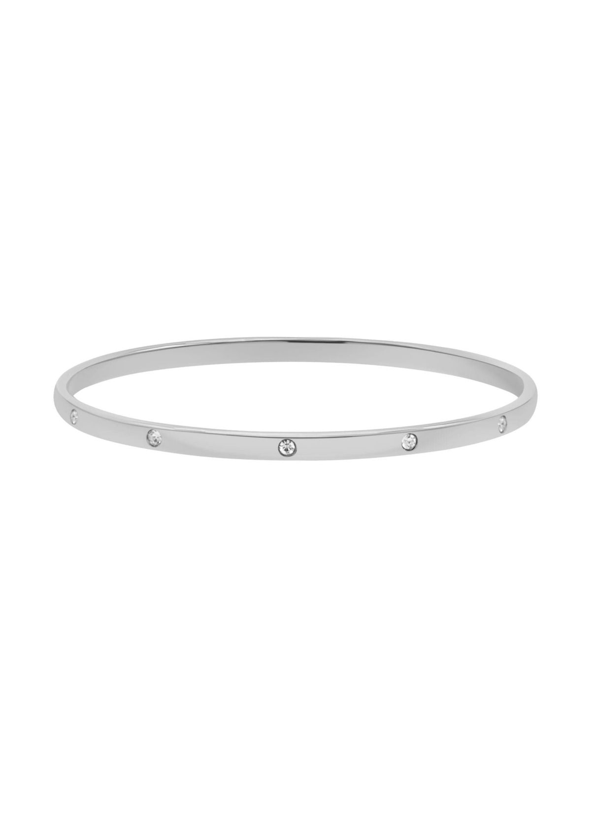 Tarnish Resistant Silver Plated Bangle Stacker
