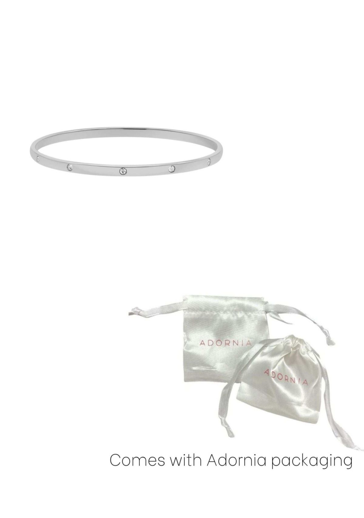 Tarnish Resistant Silver Plated Bangle Stacker